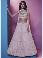 Purple Color Art Silk Lehenga Choli