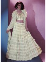 Off White Color Art Silk Lehenga Choli
