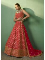 Red Color Georgette Lehenga Choli