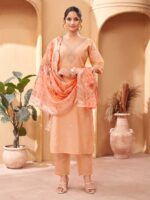 Orange Color Readymade Salwar Suit