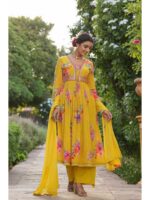 Yellow Color Readymade Salwar Suit