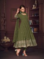 Mahendi Color Salwar Suit