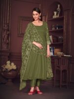 Mahendi Color Salwar Suit