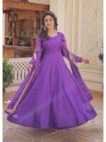 Purple Color Readymade Salwar Suit