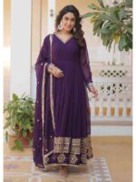 Purple Color Readymade Salwar Suit