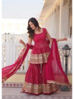 Pink Color Readymade Salwar Suit