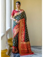 Green Color Banarasi Silk Saree