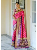 Pink Color Banarasi Silk Saree