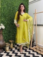 Yellow Color Readymade Salwar Suit