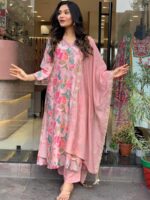Pink Color Readymade Salwar Suit