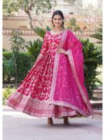 Pink Color Readymade Salwar Suit