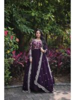 Wine Color Readymade Salwar Suit