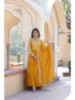 Yellow Color Readymade Salwar Suit