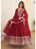 Maroon Color Readymade Salwar Suit