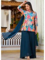Sky Blue Color Readymade Salwar Suit