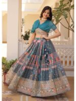 Rama Color Russion Silk Lehenga Choli