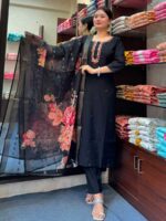 Black Color Readymade Salwar Suit