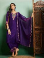 Purple Color Readymade Salwar Suit