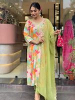 Cream Color Readymade Salwar Suit