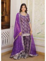 Purple Color Readymade Salwar Suit