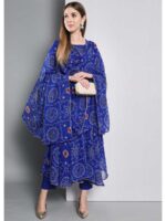Blue Color Readymade Salwar Suit