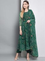 Green Color Readymade Salwar Suit