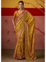 Yellow Color Silk Saree