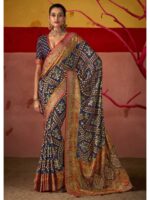 Blue Color Silk Saree