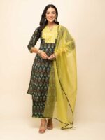 Black Color Kurti Set