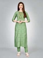 Pista Color Kurti Set
