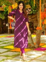 Purple Color Kurta Set