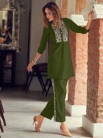 Green Color Kurta Set