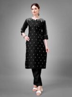 Black Color Kurta Set