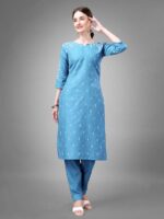 Sky Blue Color Kurta Set