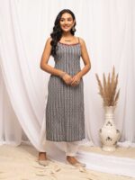 Grey Color Kurti Set