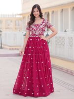 Pink Color Fancy Kurti