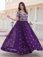 Purple Color Fancy Kurti