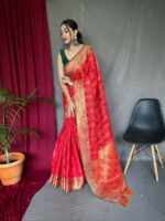 Red Color Patola Silk Saree