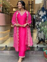 Pink Color Readymade Salwar Suit