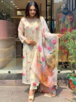 White Color Readymade Salwar Suit