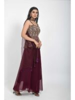 Wine Color Readymade Salwar Suit