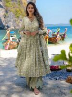 Green Color Readymade Salwar Suit