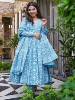 Sky Blue Color Salwar Suit
