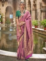 Pink Color Silk Saree
