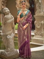 Purple Color Silk Saree