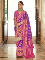 Purple Color Silk Saree