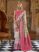 White Color Silk Saree