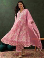 Pink Color Readymade Salwar Suit
