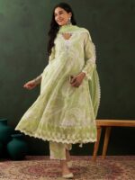 Green Color Readymade Salwar Suit