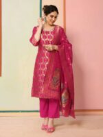Pink Color Readymade Salwar Suit
